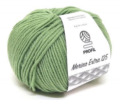 Merino 125 ( 6073 полынь) 100% меринос экстрафайн 50 г/125 м